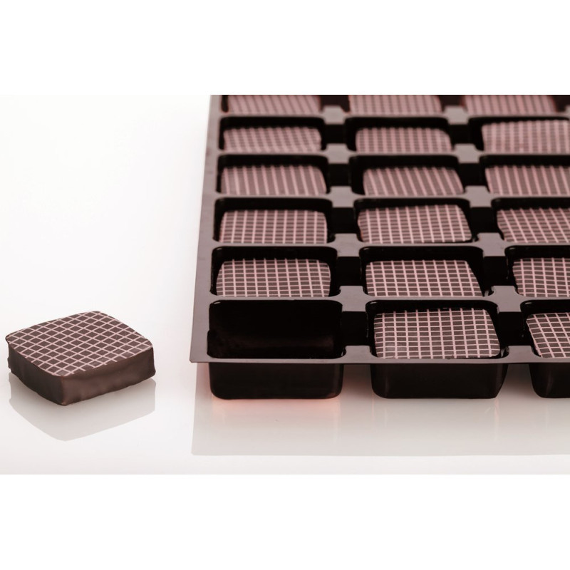 ALVEOLE 6X4 CHOCOLATS CARRES 230X170mm