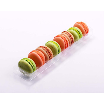 REGLETTE 8 MACARONS AVEC ALVÉOLE CRISTAL