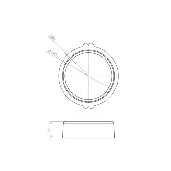 MOULES ENTREMET ROND Ø140XH45 BD