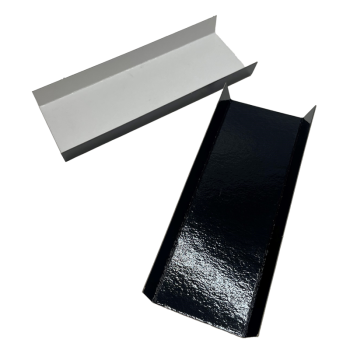 PLAQUE CARTON FOND PLIABLE 380G NOIR EXTERIEUR BLANC INTERIEUR