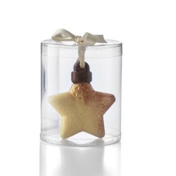 TUBE PVC CRISTAL Ø130h150MM COUVERCLE PERCE - BR