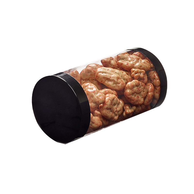 TUBE PVC CRISTAL Ø90H90MM FD + CLE NOIR - BD