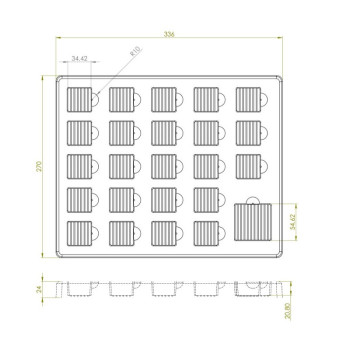 20 CALENDRIERS RECTANGLE 2026